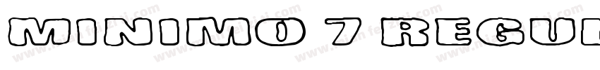 Minimo 7 Regular字体转换